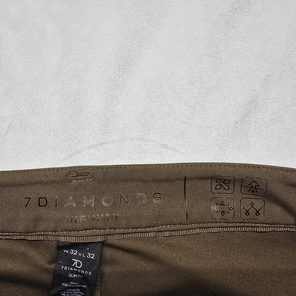7‎ diamonds infinity pants Men (Actual Size 32x27) Brown